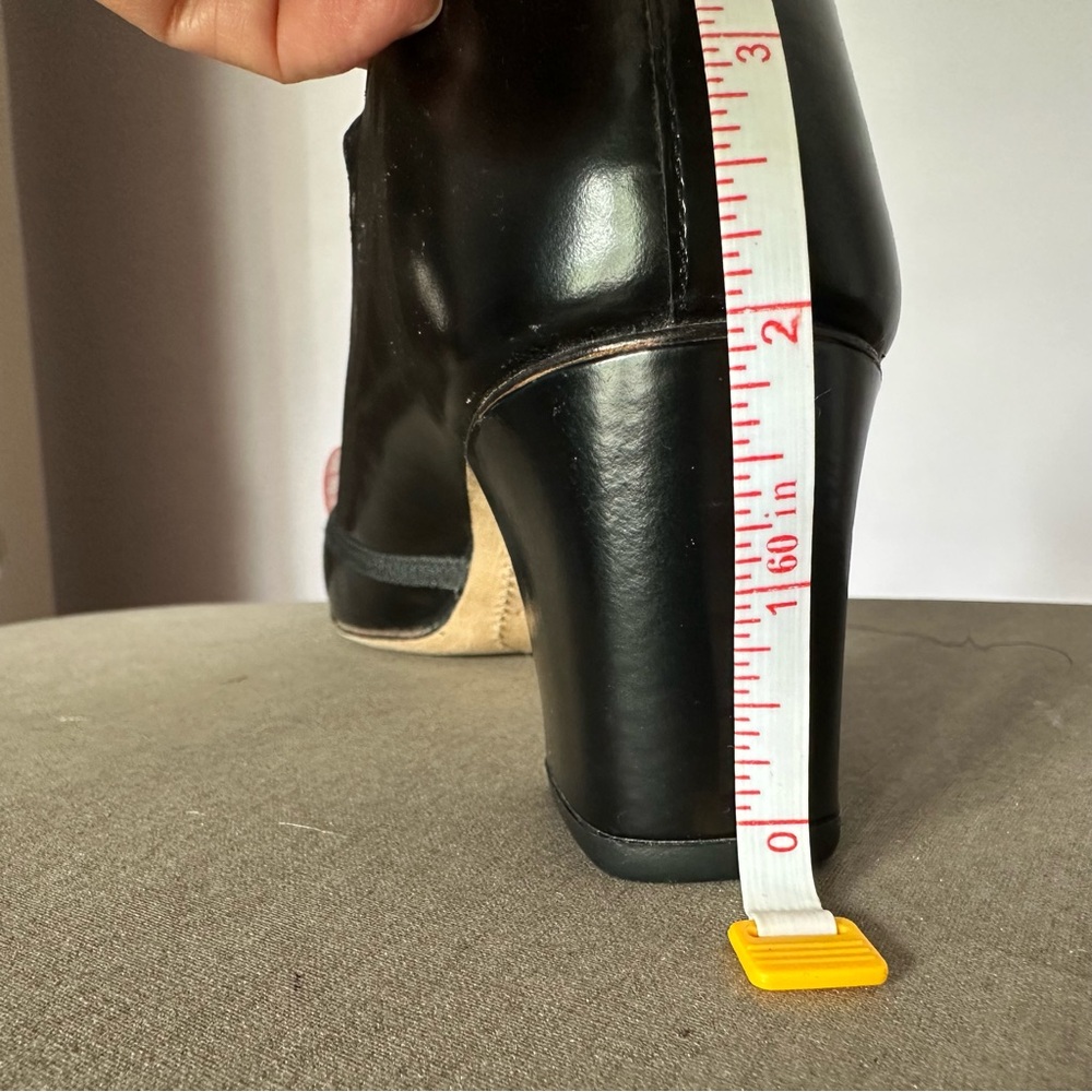 Repetto Black Patent Mary Jane Block Heel Pumps - Picture 7 of 9